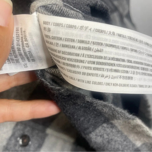 Abercrombie & Fitch Camping Hiking Soft AF Checkered Flannel Button Down Shirt - Picture 4 of 5